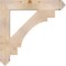 Ekena Millwork Merced Arts & Crafts Smooth Bracket, Douglas Fir, 5 1/2"W x 38"D x 38"H BKT06X38X38MRC03SDF - alternate 3